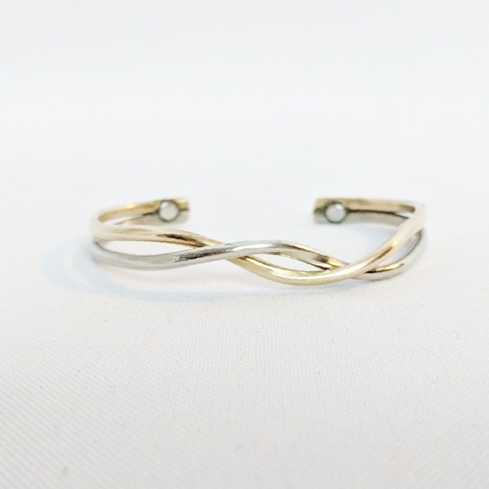 Sergio Lub 2 Tone Rare Earth Magnetic Bracelet